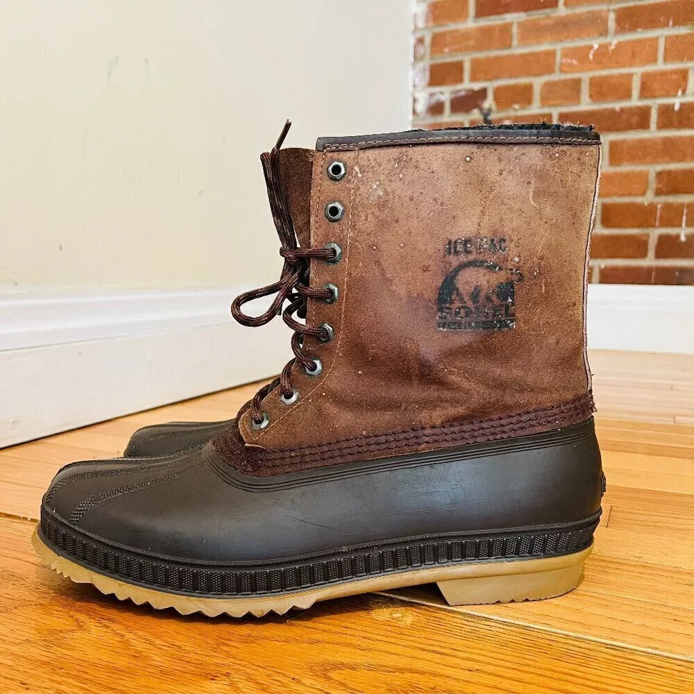 Sorel Kaufman Canada Waterproof Work Boots Felt Lined Size 13